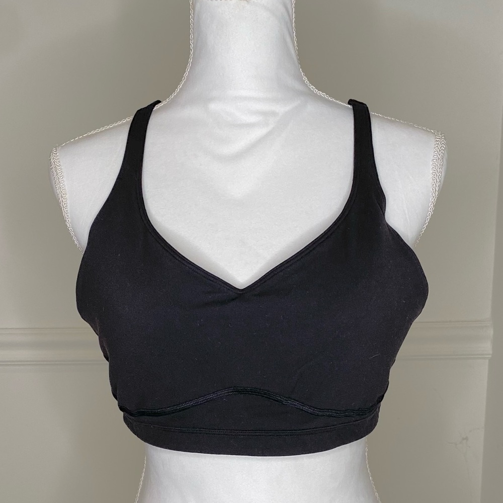 Lucy Black Padded Sports Bra
